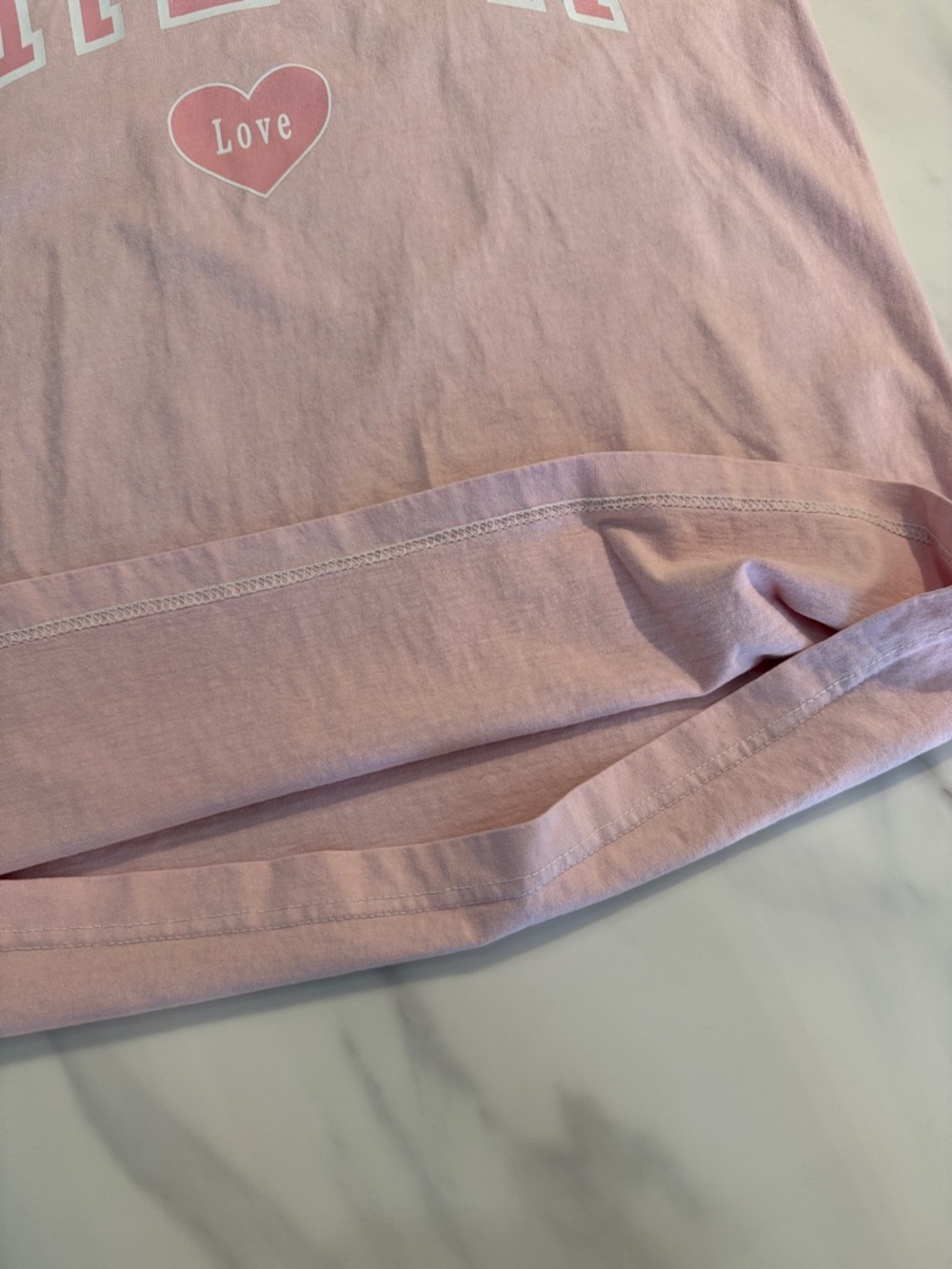 THE FRESH LOVE FFF Unisex Gender Neutral Fresh Love Graphic Tee Shirt Top M Pink - Picture 9 of 11